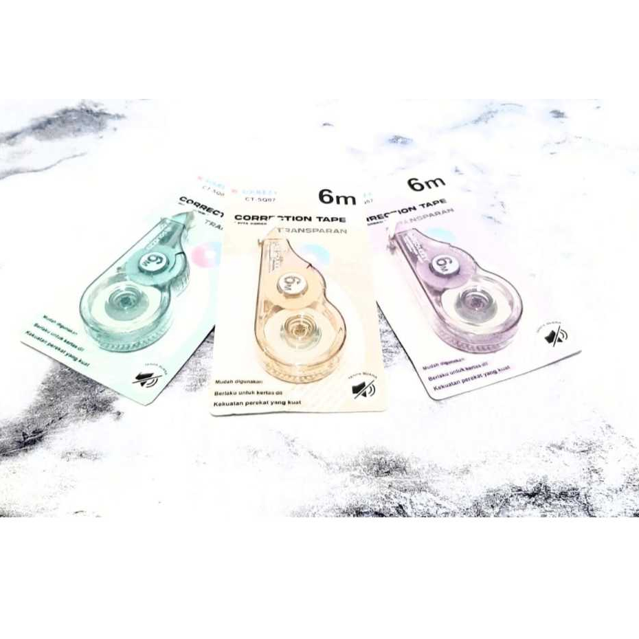 

Harga (1pcs) correction tape 6M CT-SQ07