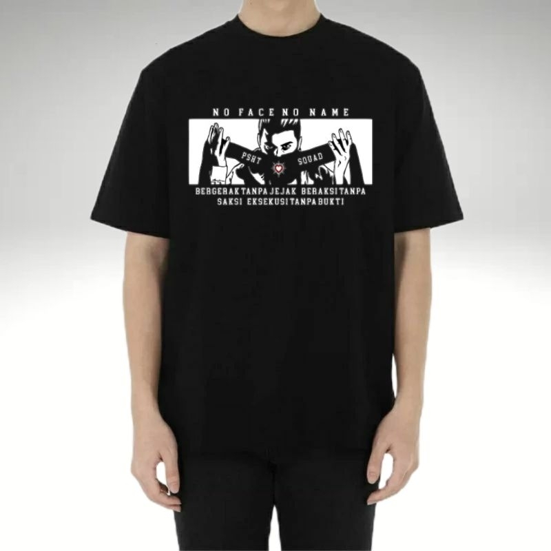 (Kode-04) Kaos Brotherhood PSHT No Face No Name