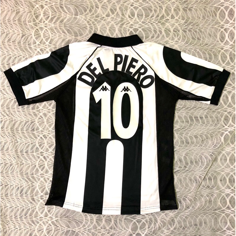 Jersey Bola Retro Juventus Home 1997/1998 - Nameset : DELPIERO - 10 - Retro GO