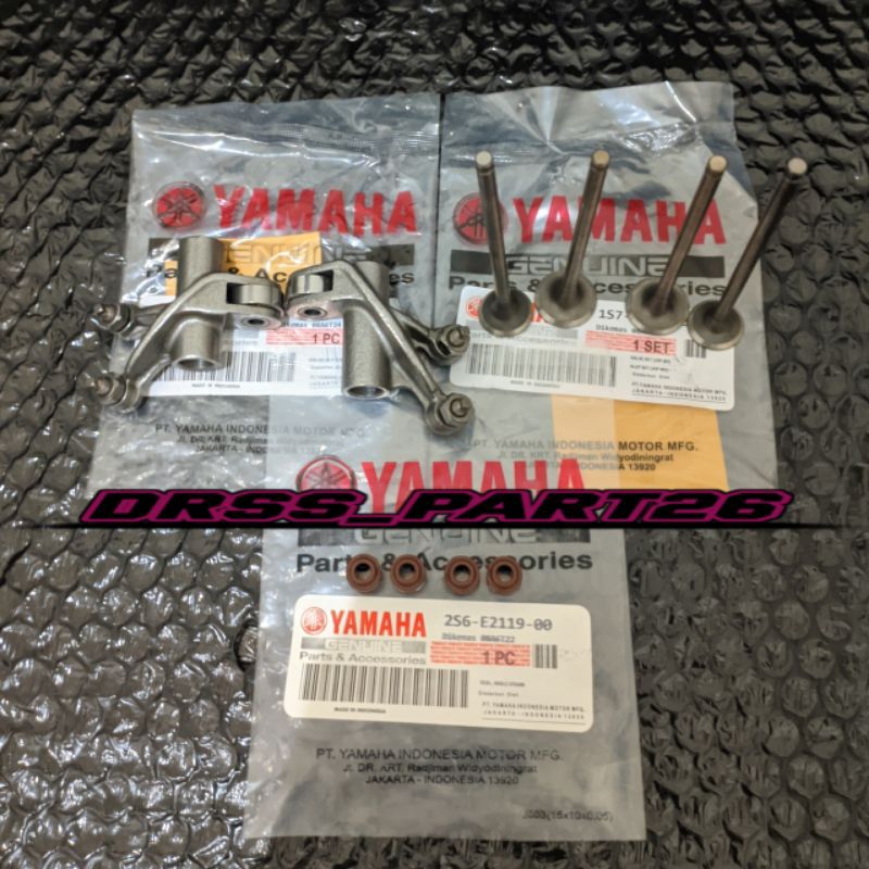 3Item Platuk Klep+Klep Set+Seal Klep Yamaha Motor Jupiter Mx/Mx King/Vixion Original