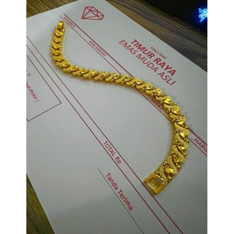 Gelang Hongkong yuang 999 emas Hongkong terlaris