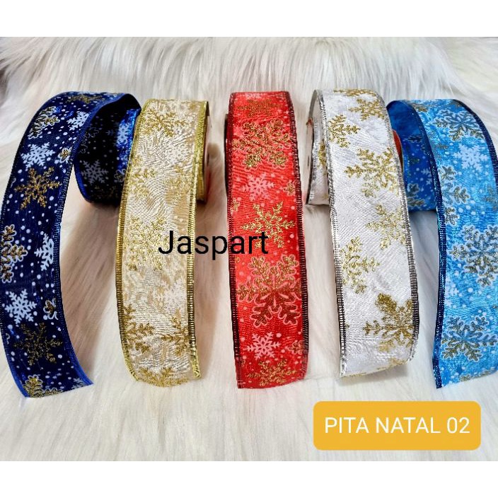 

KUALITAS TERJAMIN PITA GLITTER NATAL PINGGIR KAWAT PITA PARCEL PITA CHRISTMAS PITA HIASAN CANTIK LEBAR 5CM PITA NATAL 2