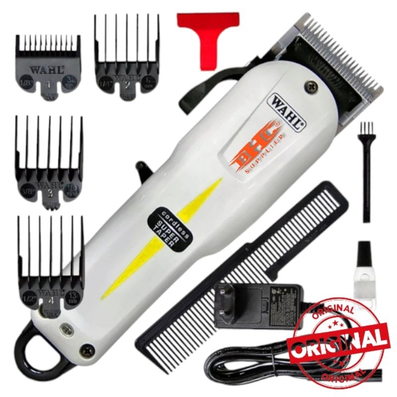 Wahl Super Taper Cordless Original Wireless Tanpa Kabel Mesin Pencukur Rambut Wahl Ori