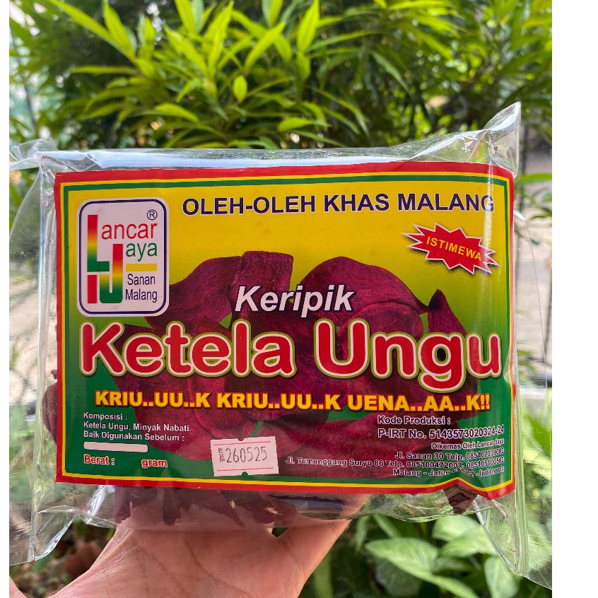 

KERIPIK UBI UNGU/KERIPIK TELO UNGU/KERIPIK KETELA UNGU