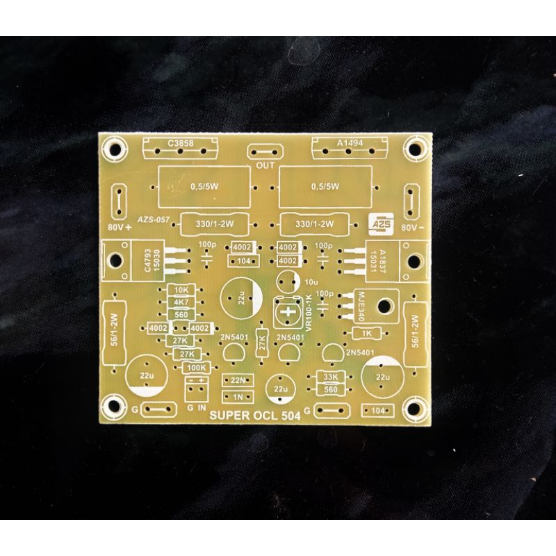 PCB Power Amplifier SOCL 504 FR4