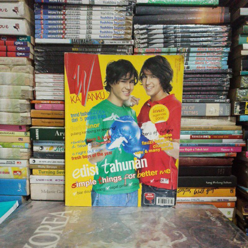 Majalah Original KAWANKU Bekas boleh beli satuan ada dideskripsinya nomor dan tahun yang tersedia