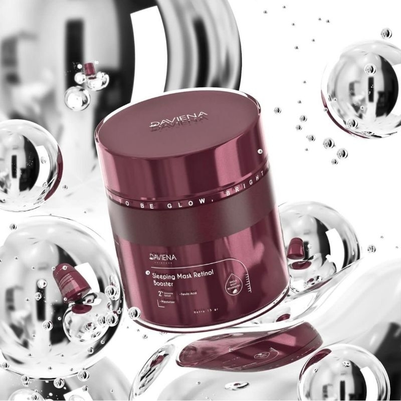 RETINOL DAVIENA SKINCARE | SLEEPING MASK RETINOL BOOSTER DAVIENA SKINCARE | RETINOL DAVIENA SKINCARE