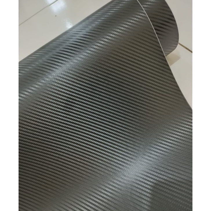 PROMO BESAR Stiker karbon 3D  Skolet  Lebar5Cm x Panjang5Cm