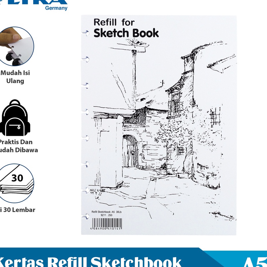 

READY STCOK Lyra Kertas Isi Ulang Buku Sketsa Ukuran A5 3 Lembar Sketch Book Refill Buku Bergambar Lyr921125