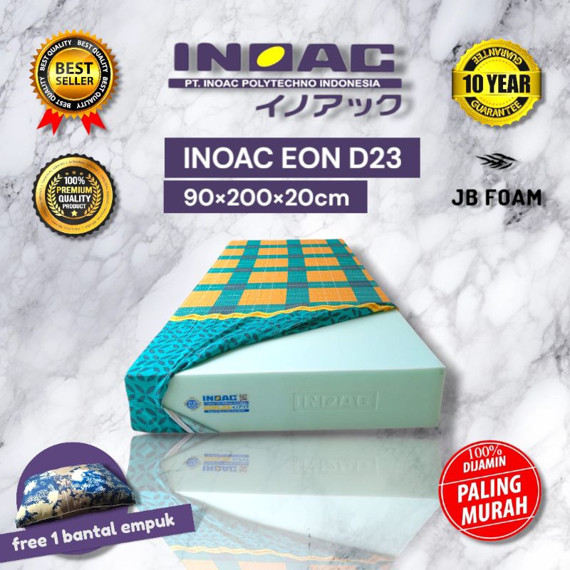 Kasur Busa INOAC EON LG D23 90×200×20cm muat 1 orang dewasa tebal 20cm