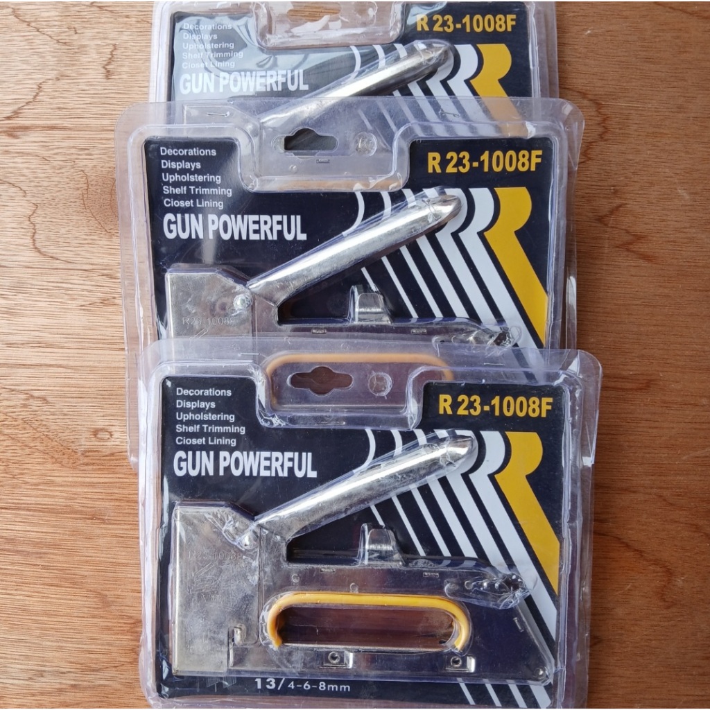 

Staples besar gun tacker R23 /Staples besar GUN POWERFUL R23-1008