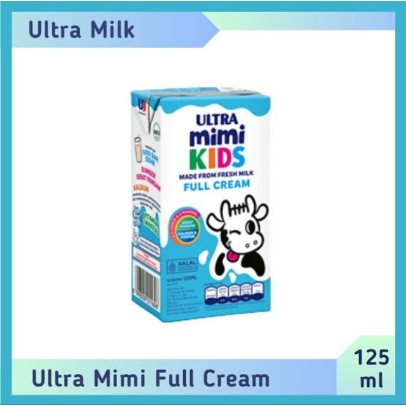 

ultra mimi kids 125ml full cream 1pcs ecer