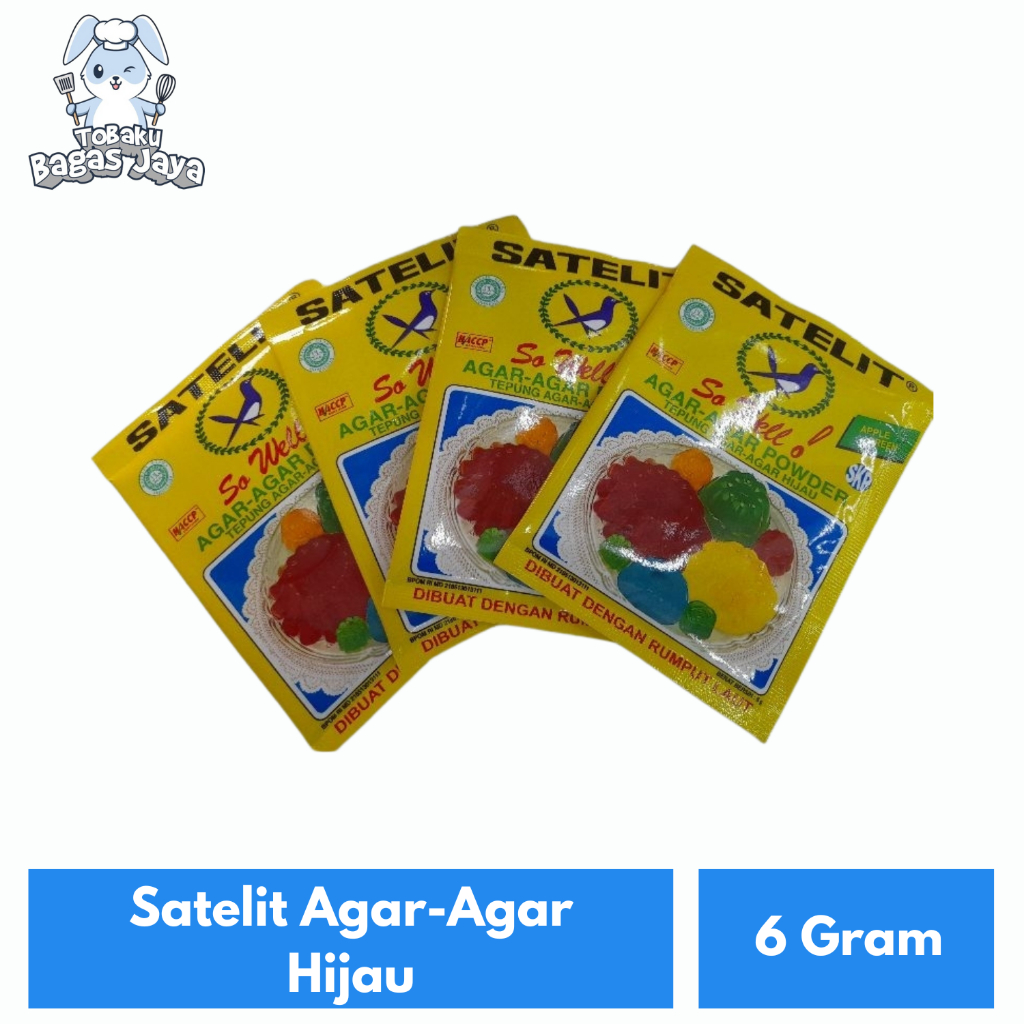 

Satelit Agar-Agar Hijau 6 Gram