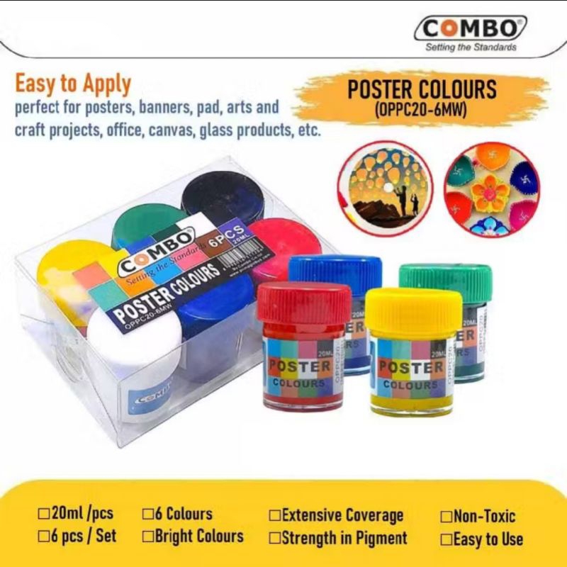 

cat poster combo 20 ml 6 warna...