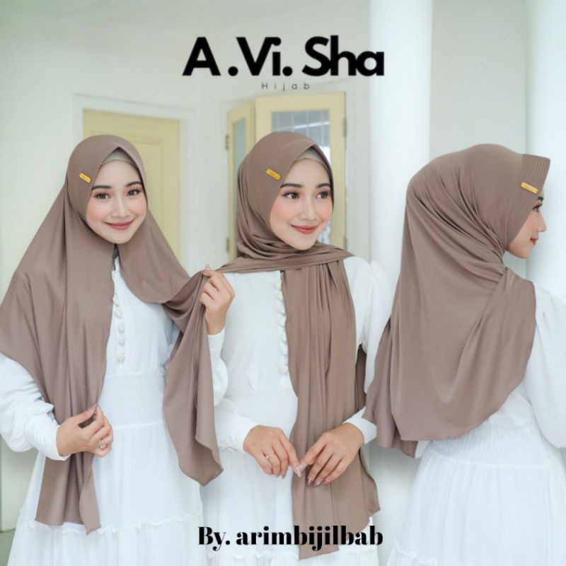 Jilbab Pasmina Jersey Pet Instan Premium Ori Tebal/Hijab Pasmina Pet Instan Jersey Atalia
