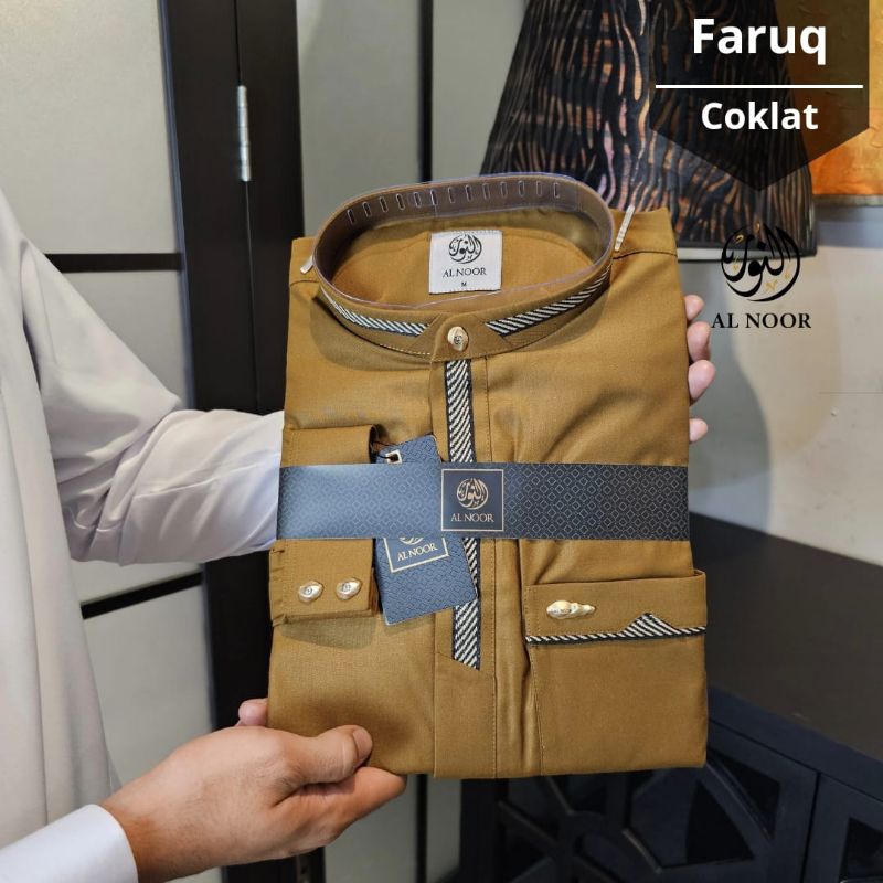Baju Koko AlNoor Warna / Koko Al Noor Premium Lengan Manset / Kemko Alnoor Katun Premium / Kemeja Ko