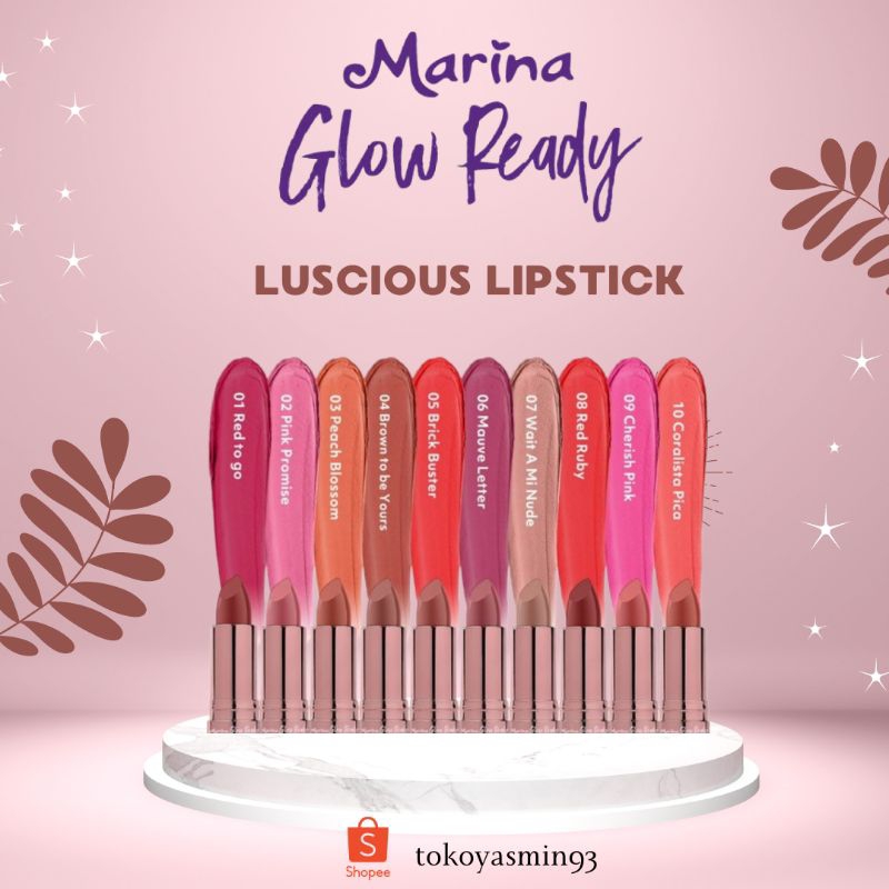 Marina Glow Ready Luscious Lipstick