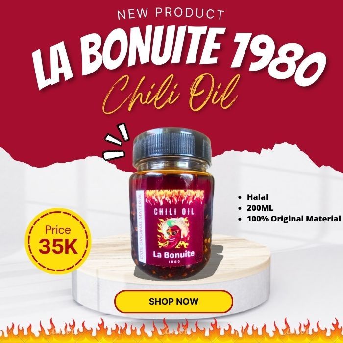 

La Bonuite 1980 Hot Chili Oil Halal MUI 200ML