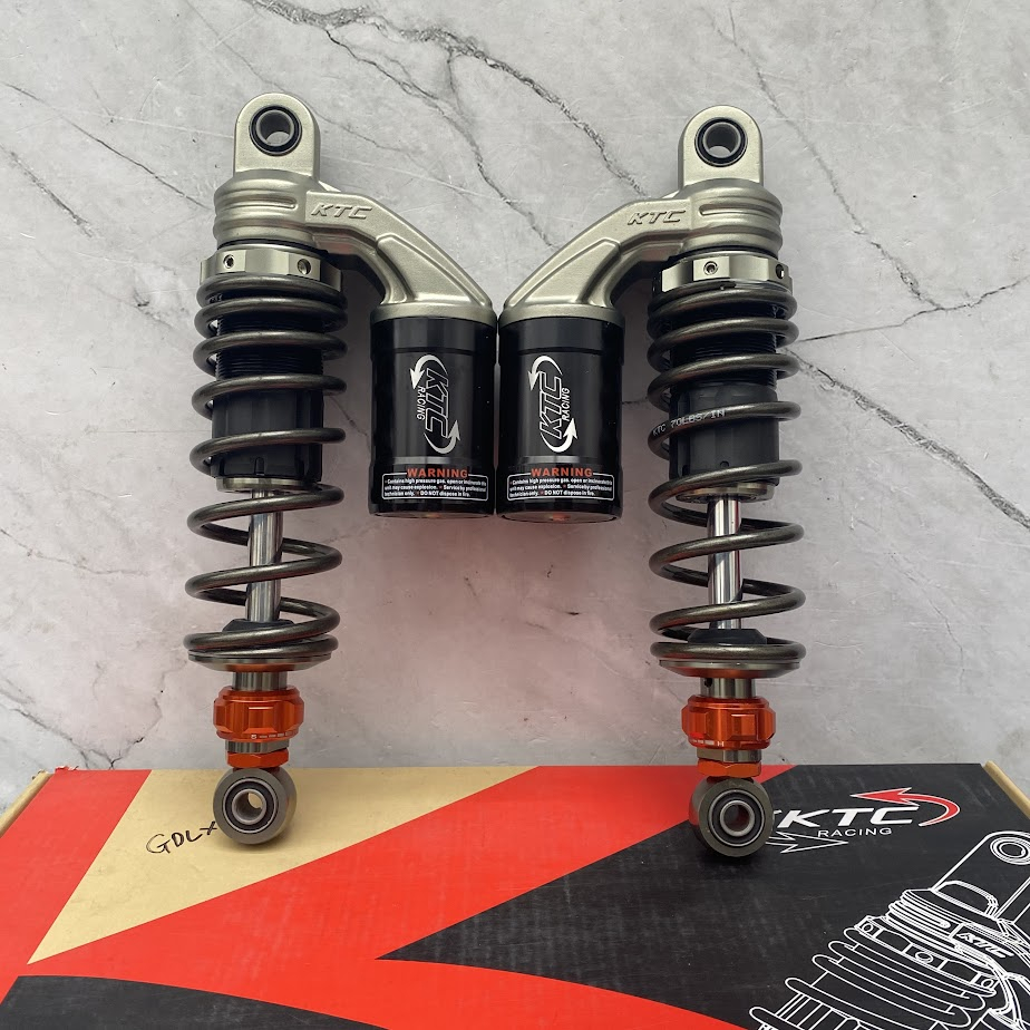 Shock KTC ONYX Motor Bebek Jupiter, Vega ZR, F1ZR Uk 280 MM Grey