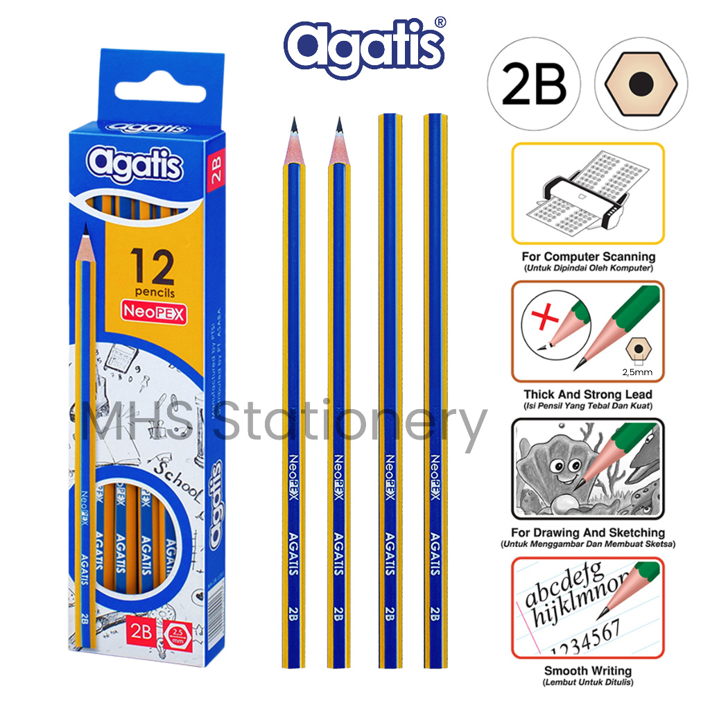 

Agatis Pencil Pensil Tulis Neopex 2B