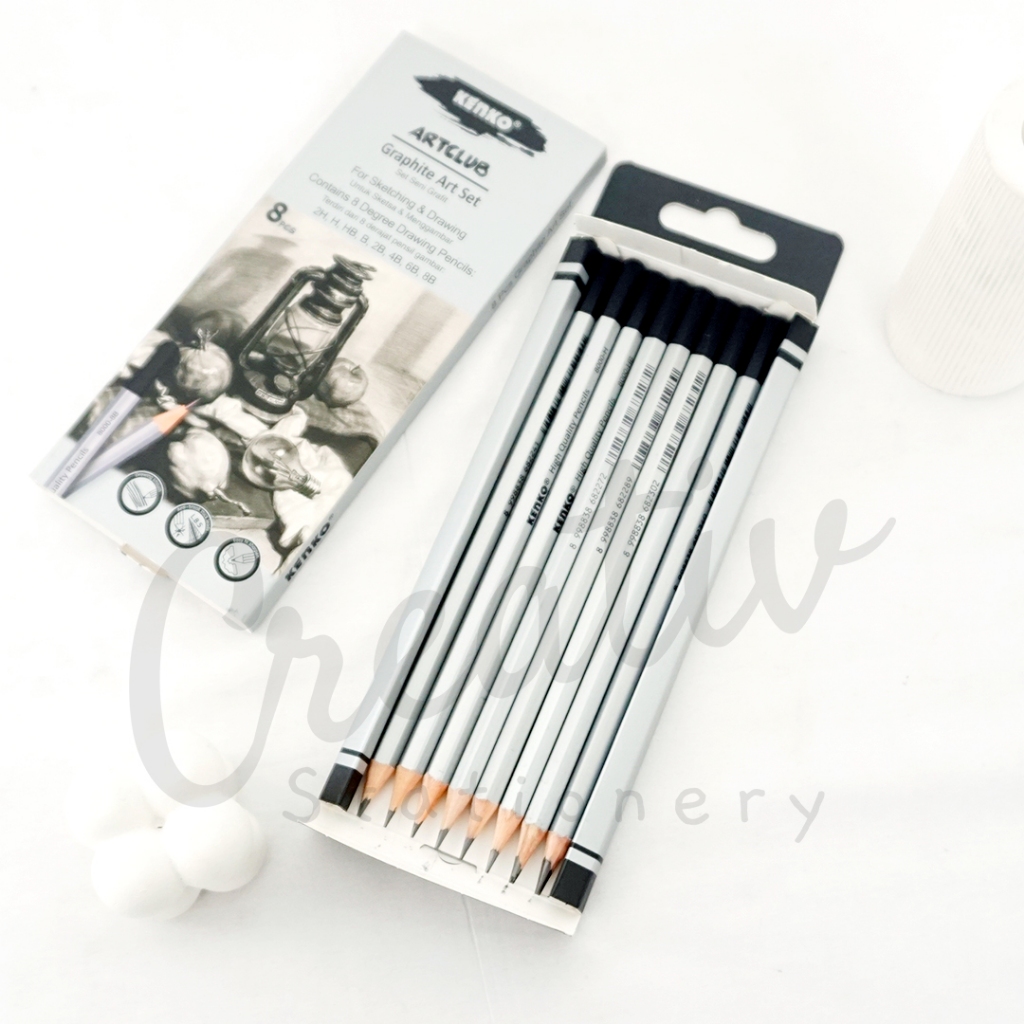 

KENKO Artclub Pensil Sketsa 8 Pcs Drawing pensil 8000-8s