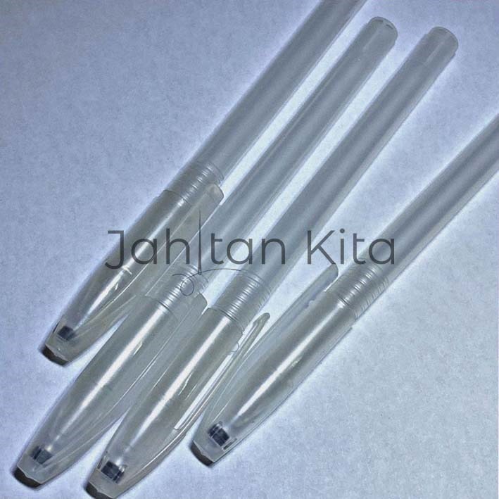 

Wadah Pen Silver Bolpen Kulit Leather Pen Penanda Pola
