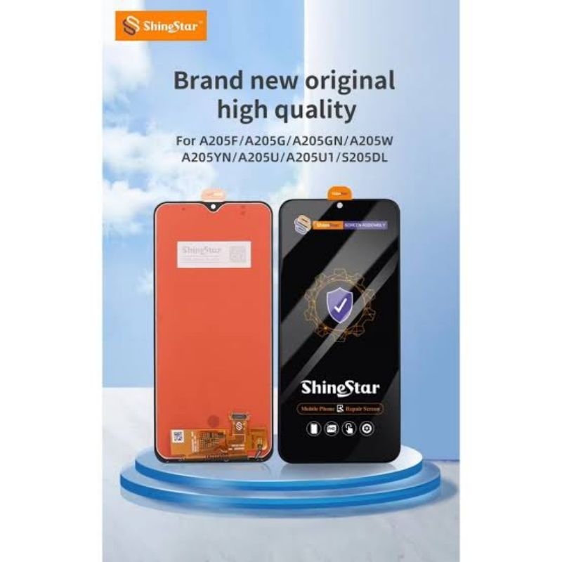 lcd touchscreen samsung a20 shinestar original100%