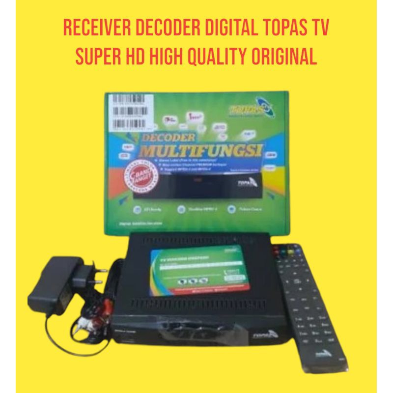 Receiber Decoder Digital Topas TV Super HD High Quality ORIGINAL