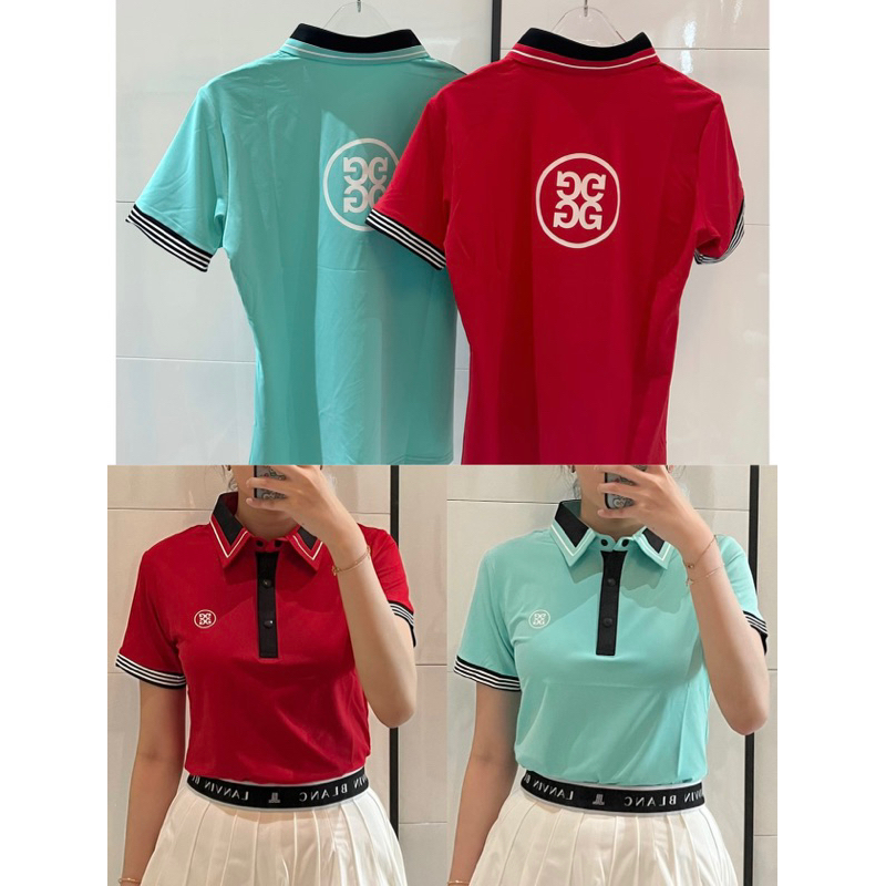 duniagolf gf0re gfore g4 longsleeve back logo polo golf polo baju golf wanita