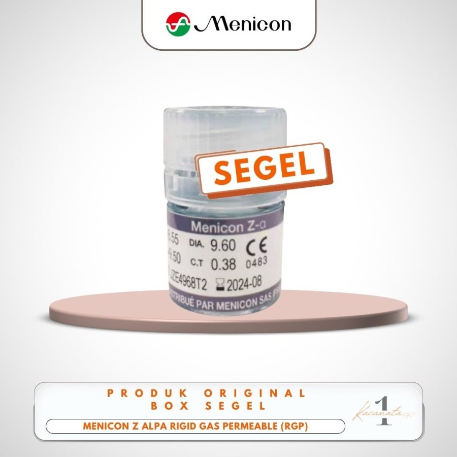 MENICON Z ALPHA RGP LENS ORIGINAL MENICON MADE IN JAPAN