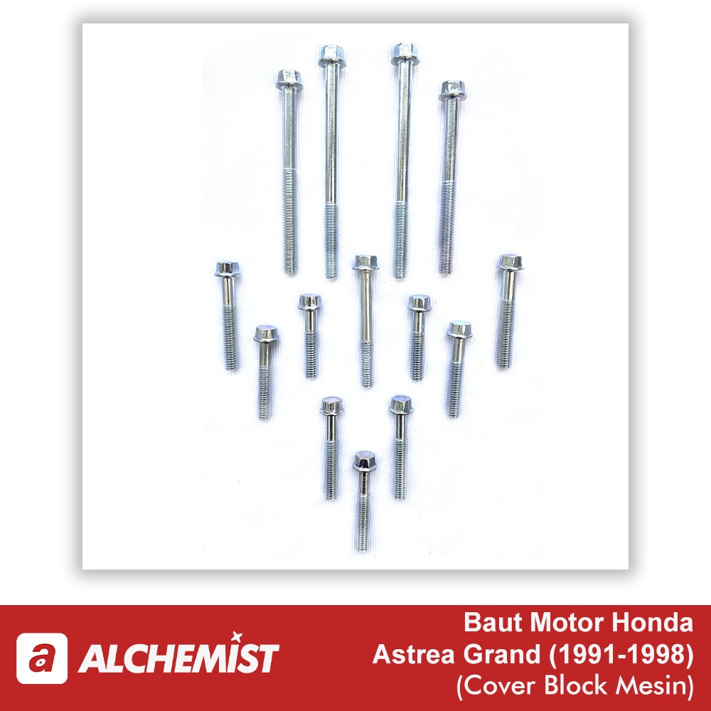 Baut Block Mesin Astrea Grand / Baud Bak Mesin Kanan Kiri Honda Astrea Grand 1 Set