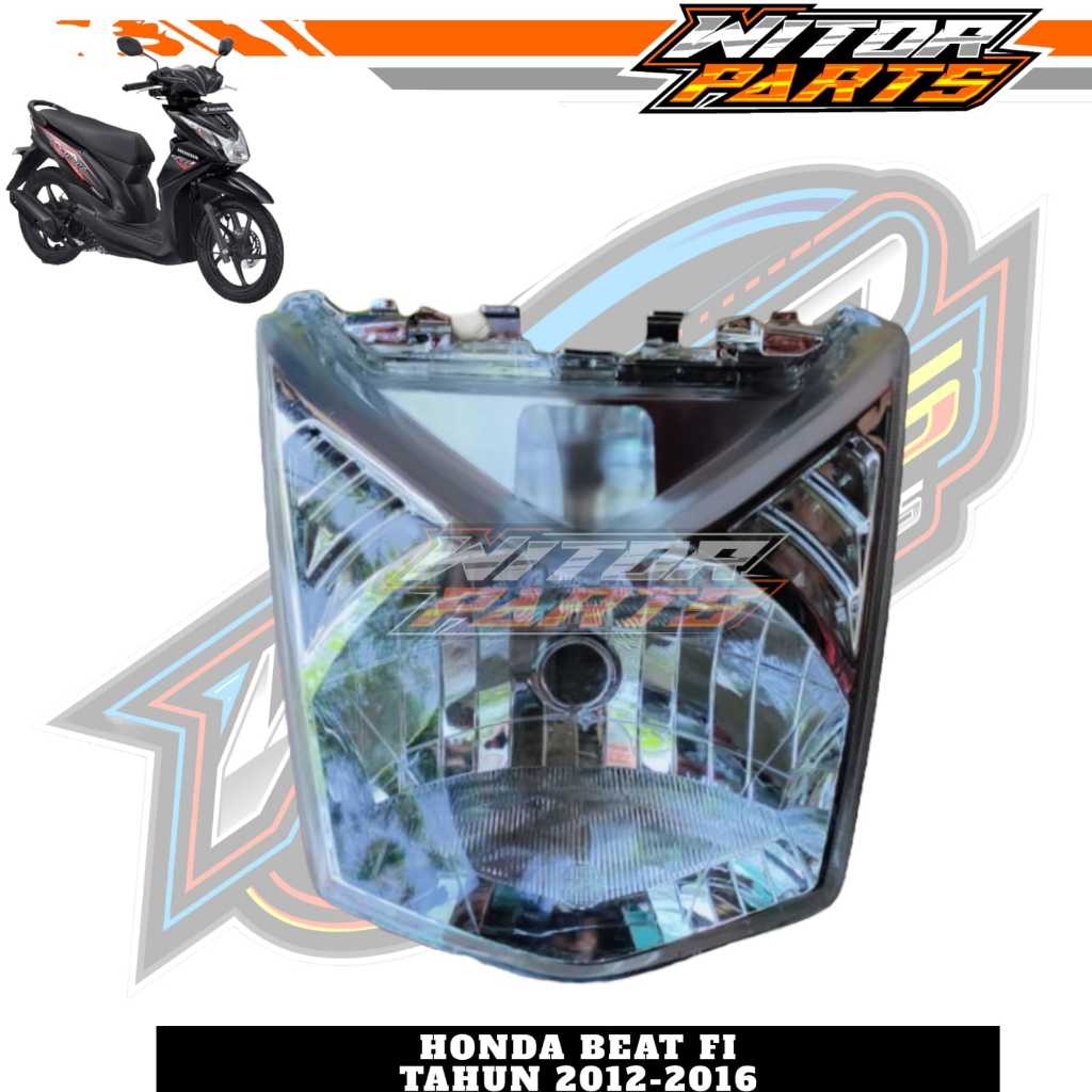 Lampu Rekflektor Beat Fi Injeksi Lampu Depan Beat Fi 2013-2016 Headlamp Beat