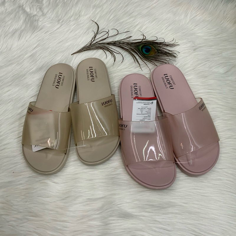 SANDAL LUOFU WANITA SANDAL KARET