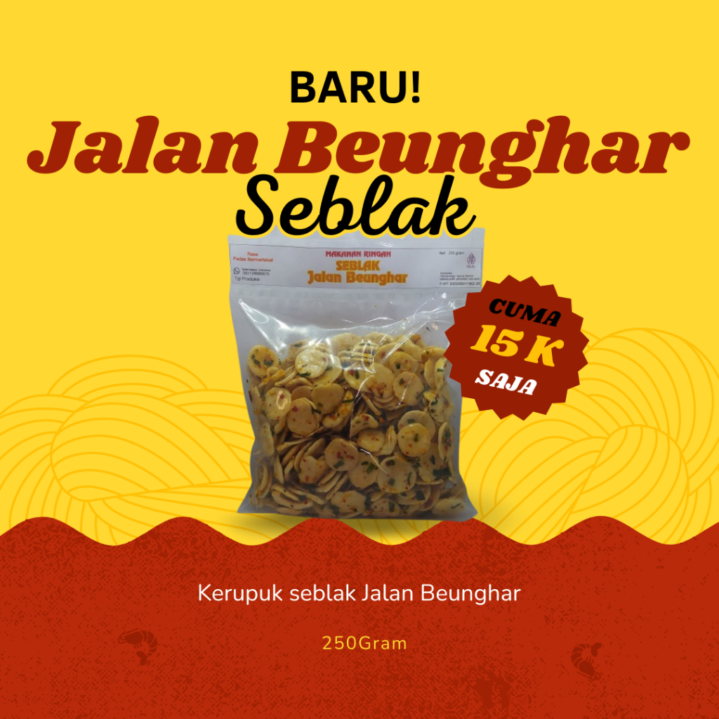 

Kerupuk Seblak Jalan Beunghar 250 Gram