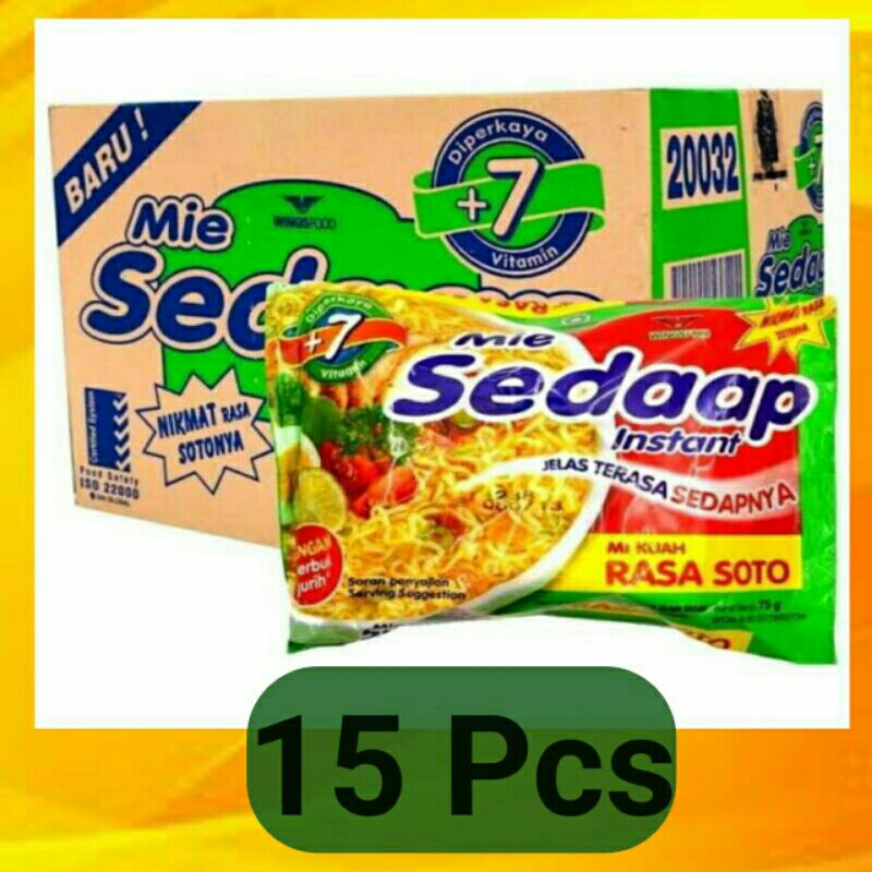 

Mie Sedaap Soto 15 Pcs