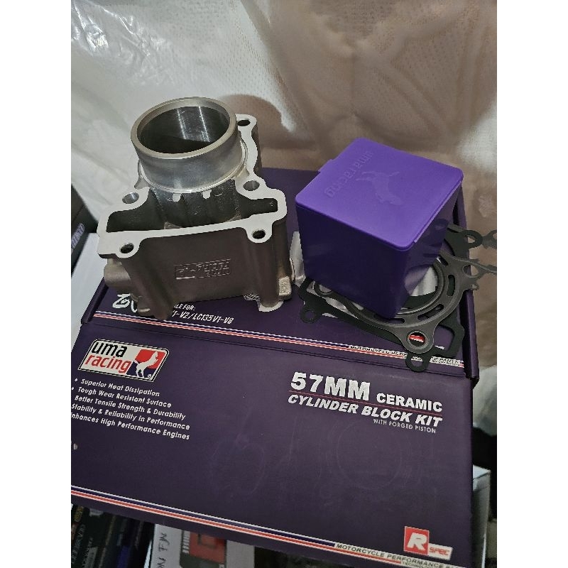 CYLINDER BLOK UMA RACING MX - MX KING - VIXION 57 MM CERAMIC