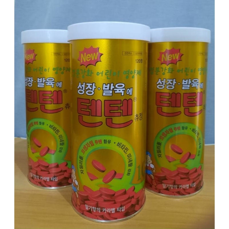 ORIGINAL Tenten vitamin korea penunjang tinggi badan(Ready stock)Kemasan kaleng segel