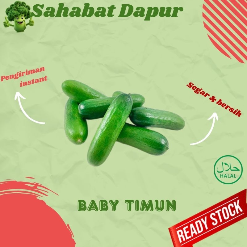 

Baby timun / timun Lalap - sayur segar - Sahabat Dapur Delivery