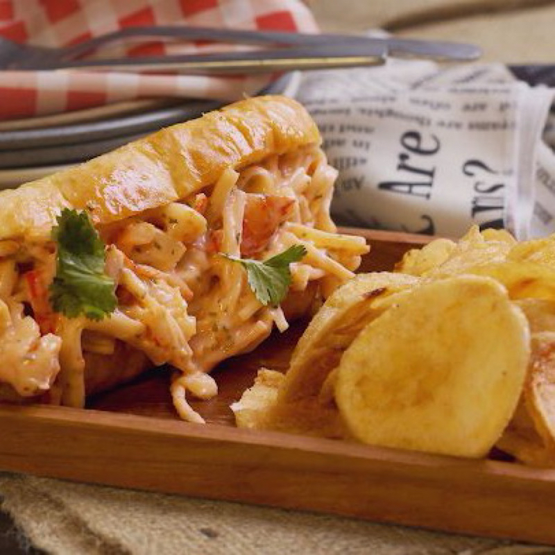 

Prawn Kani Mayo rolls ilovbster roti panggang udang kani mayo