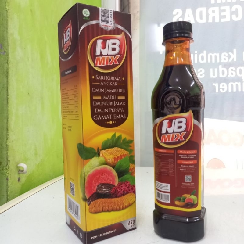 

NB MIX Ratu Lebah Sari Kurma Madu Angkak plus gamat emas 470 gram