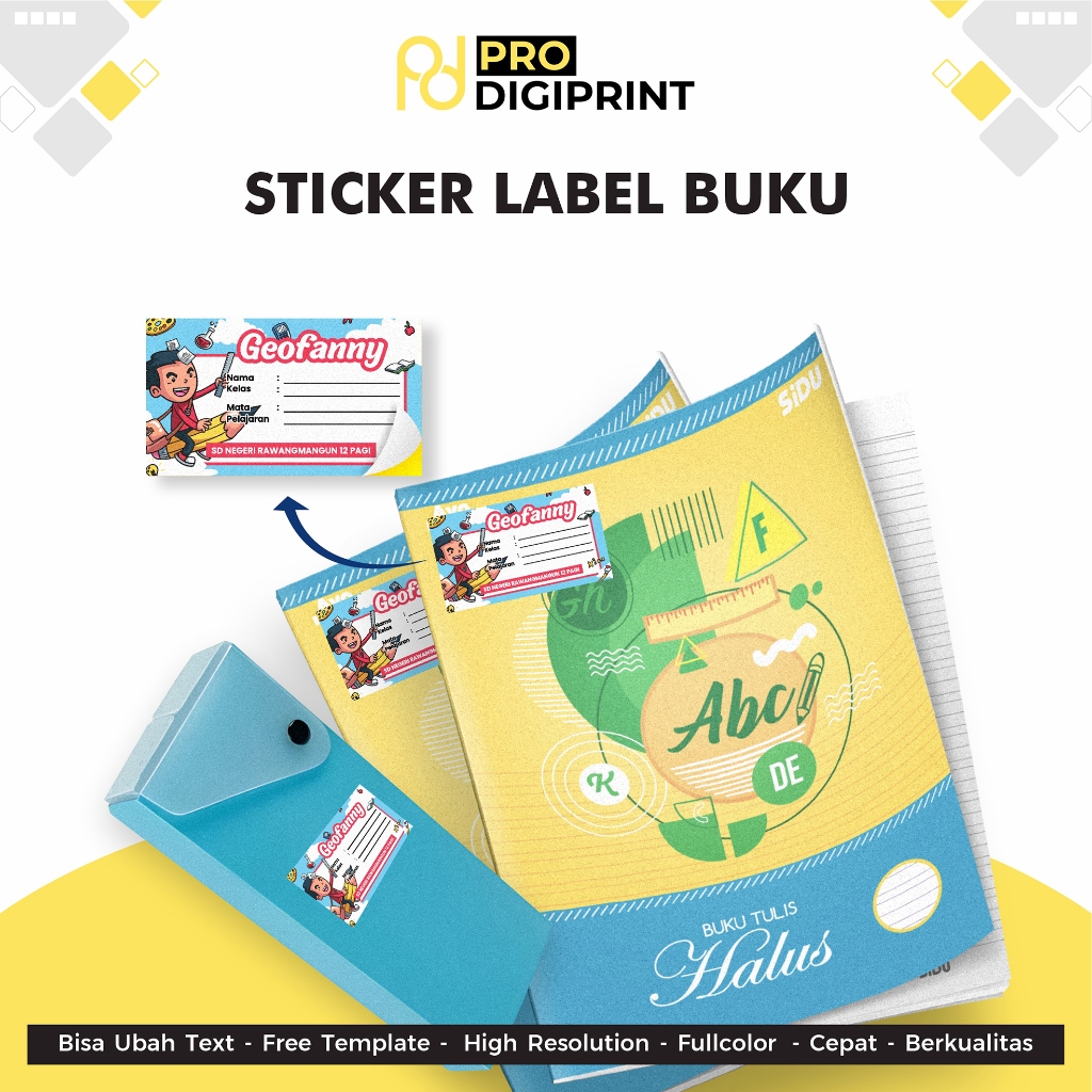 

Stiker Mapel - Label Buku Pelajaran Sekolah - Stiker Mata Pelajaran ( Pro Digiprint )