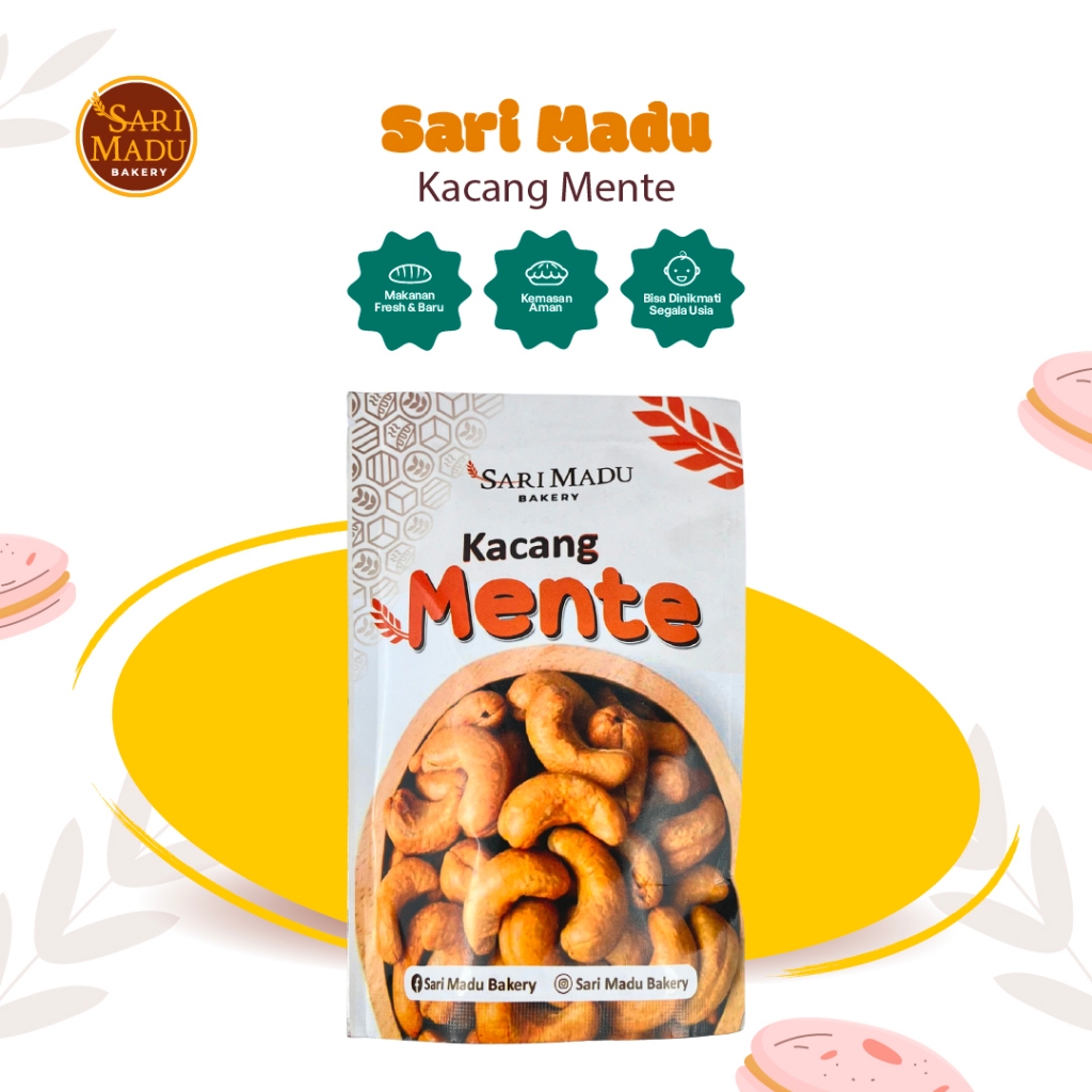 

Kacang Mente Gurih Manis 6 Bulan Penyimpanan 175 Gr By Sari Madu Bakery