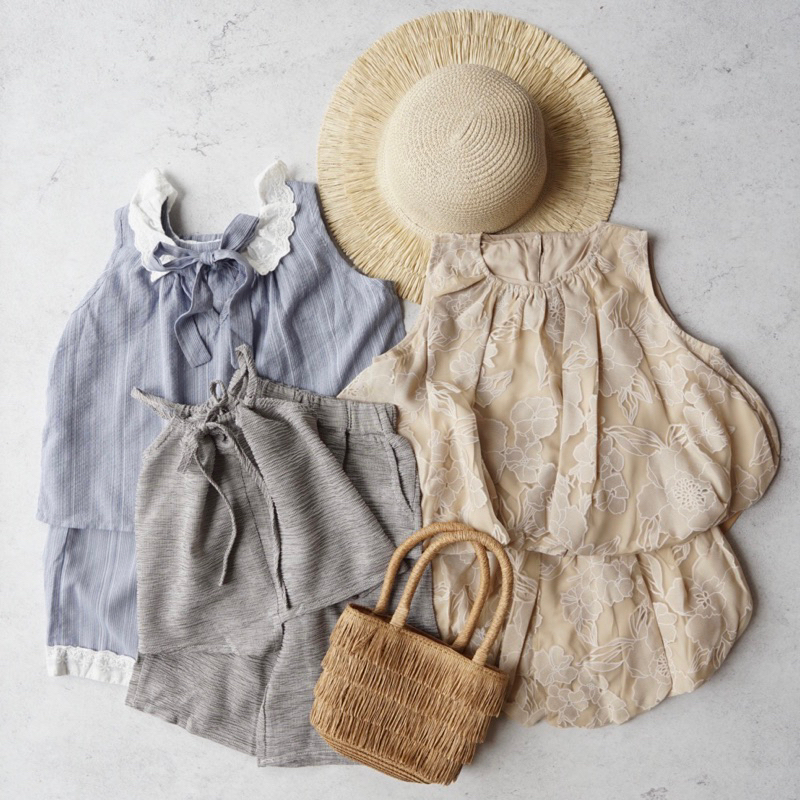 Nina Kids & Teens Blouse & Pants Set Girls | size 1-15y | setelan pakaian baju dan celana anak perem