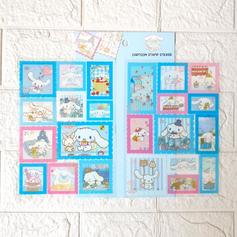 

Sticker SANRIO set isi 2 lembar tahan air bahan PET