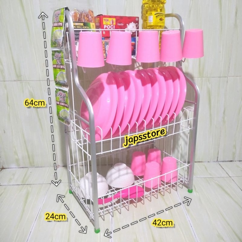 RAK PIRING ALUMINIUM, RAK PIRING DAN GELAS, RAK PIRING MINIMALIS