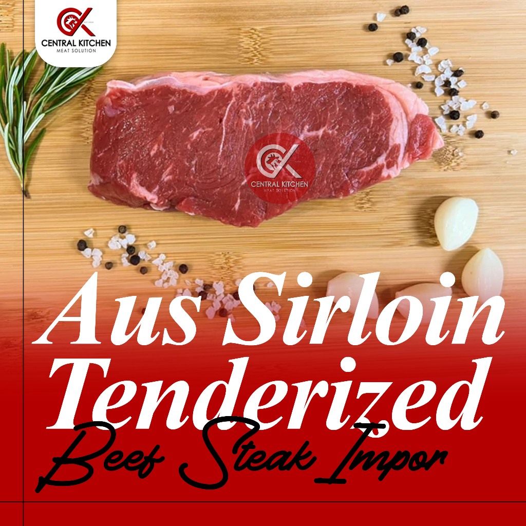 

Aus Sirloin Tenderized Beef Steak | Daging Sapi Empuk Sirloin Impor BUKAN MELTIK