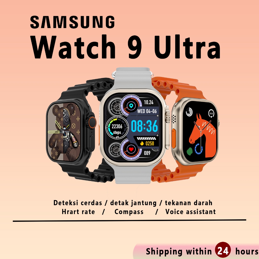 100% Original Samsung Smartwatch Galaxy Watch 9 Ultra 2.1-inch AMOLED HD Multifunctional watch Full 