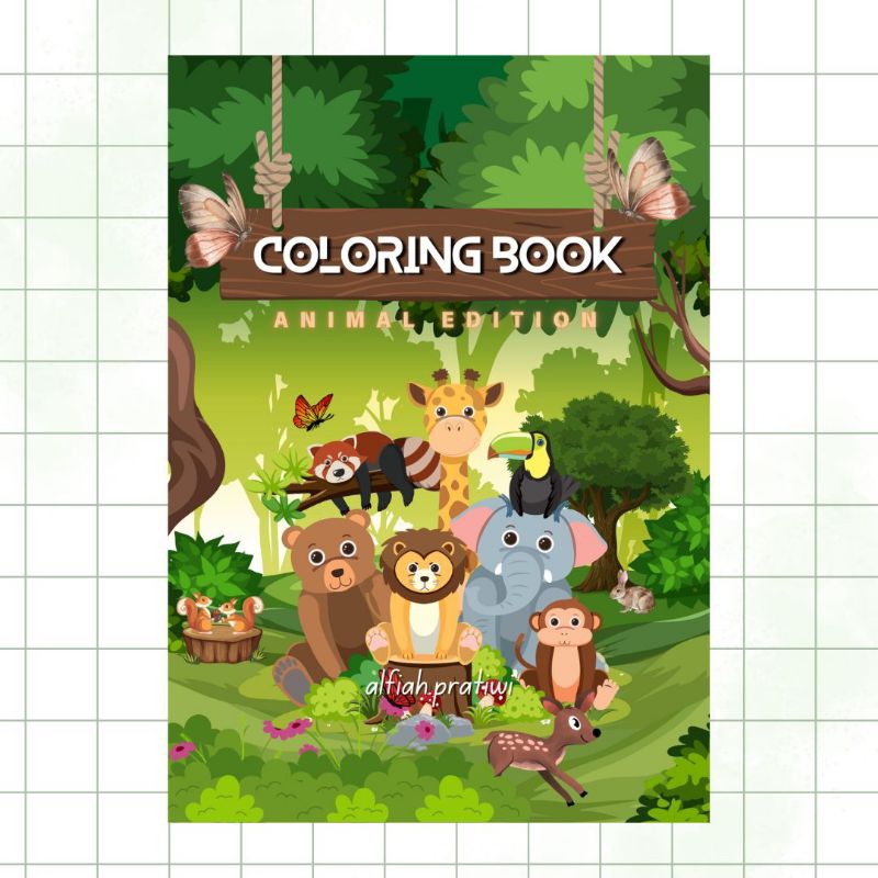 

Printable Coloring Book Animal Edition