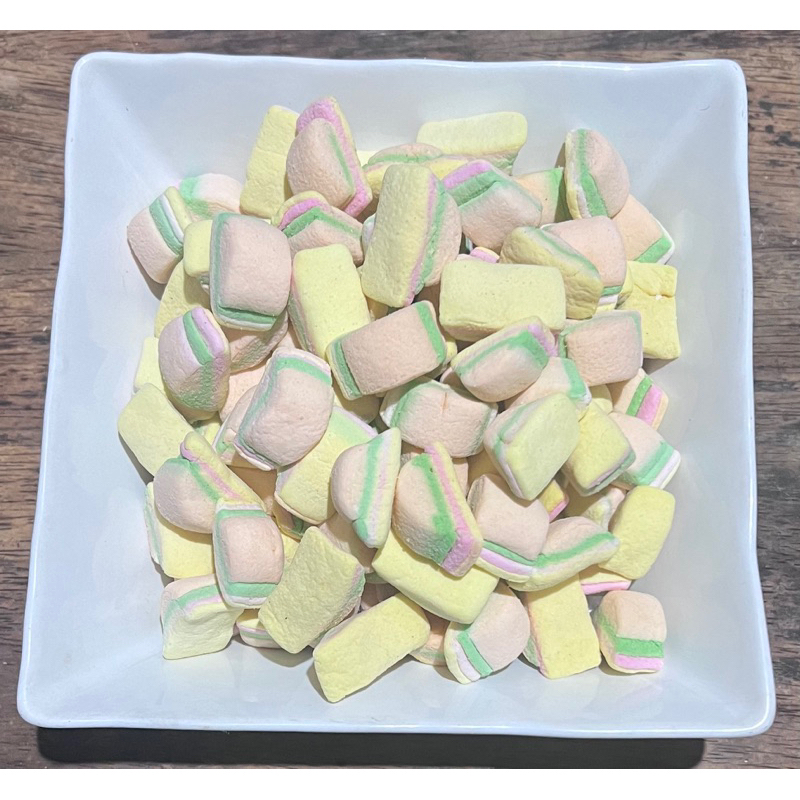 

250GR MARSHMALLOW KILOAN MURAH CHOMPCHOMP MOTIF KARAKTER BURGER | BOX 1000ML