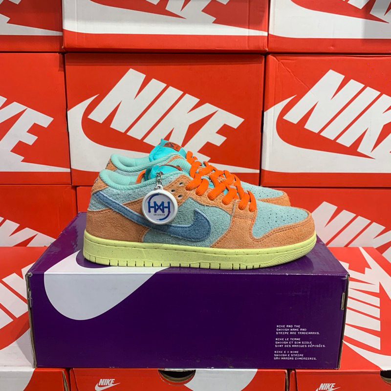 Sepatu wanita SB Dunk Low Noise Aqua - 14311